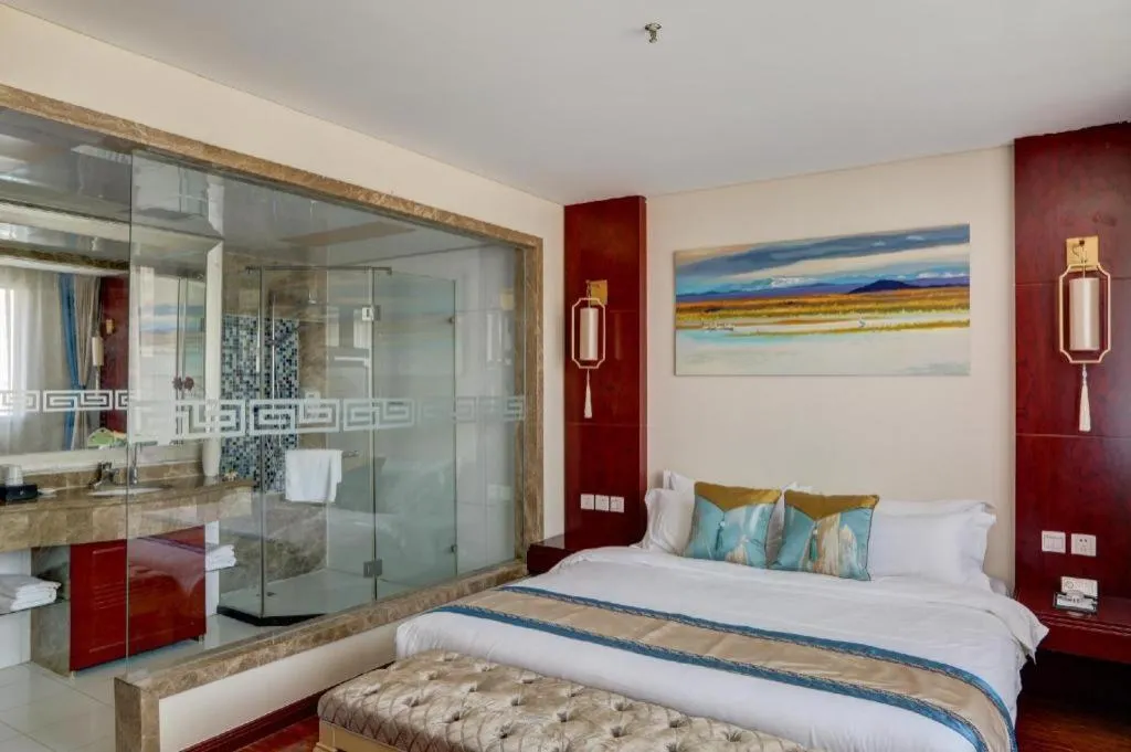 Bed in Beijing Inner Mongolia Hotel Chaoyang