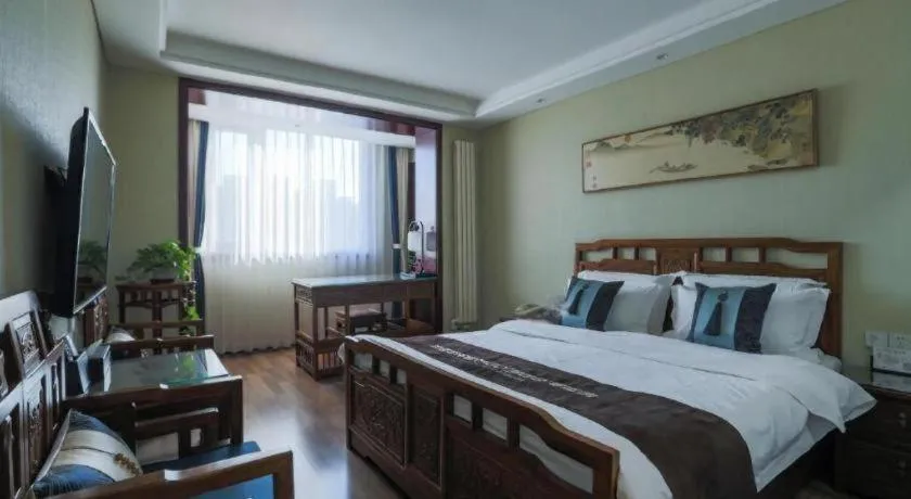 Bed in Beijing Inner Mongolia Hotel Chaoyang