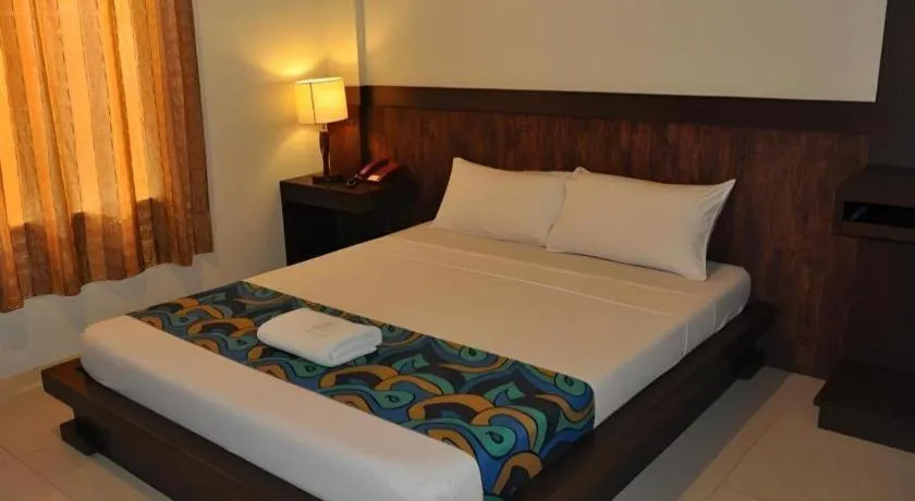 Bed in Driggs Pension House