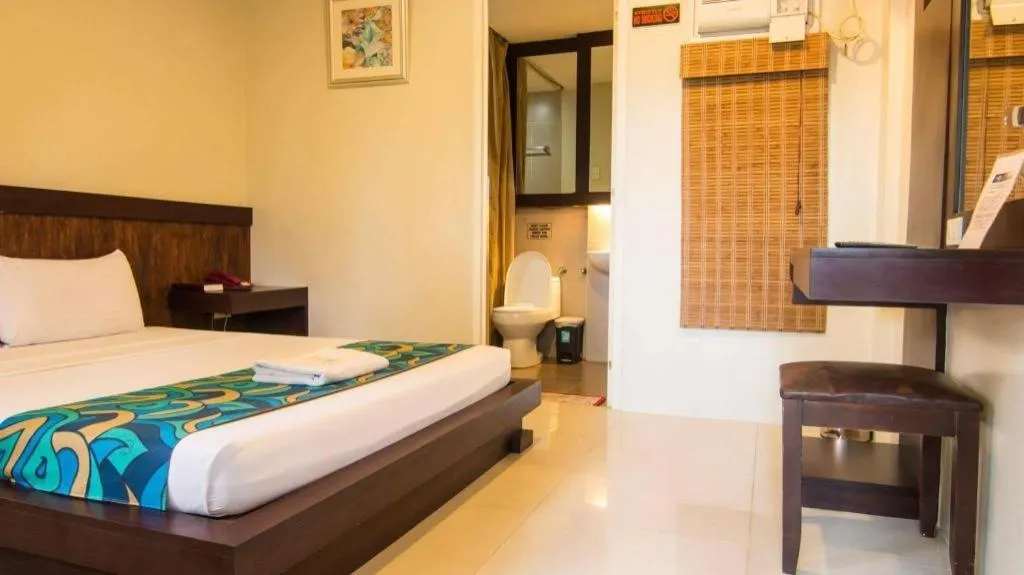 Bed in Driggs Pension House