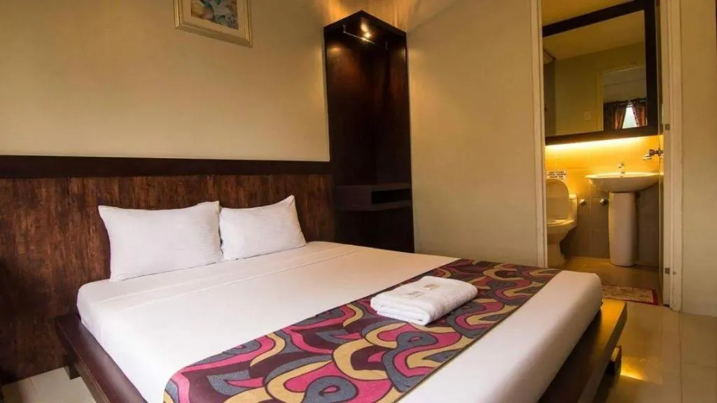 Bed in Driggs Pension House