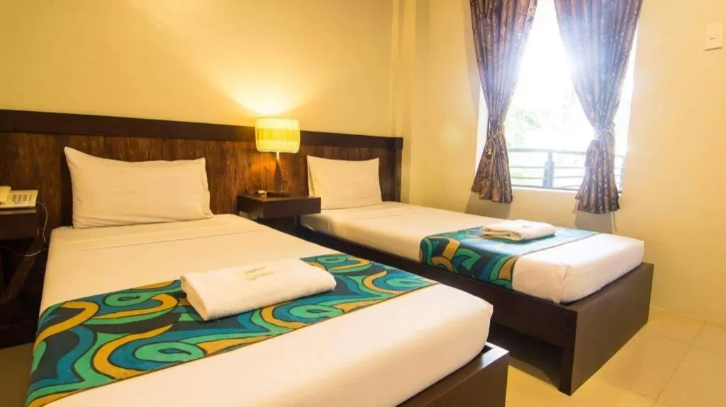 Bed in Driggs Pension House