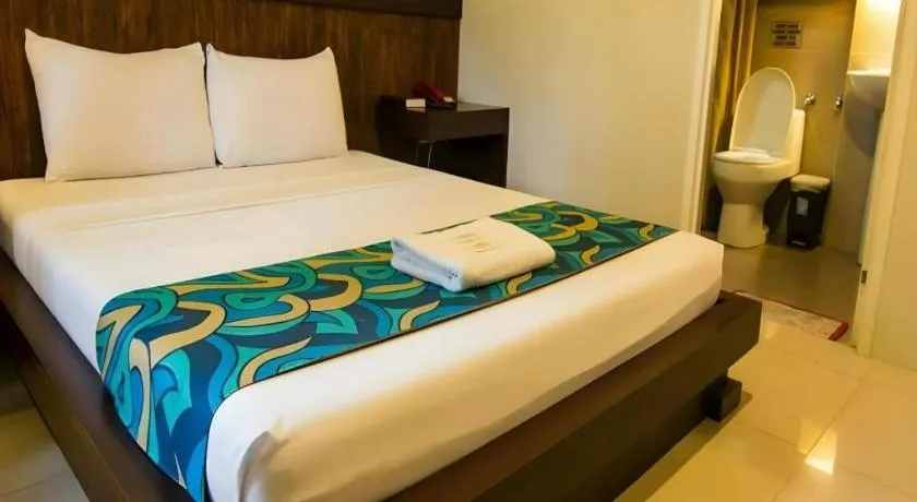 Bed in Driggs Pension House