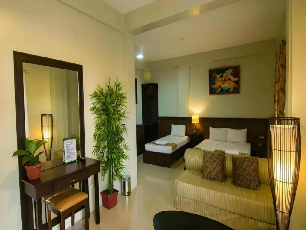 Bed in Driggs Pension House