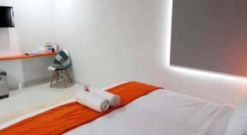 Bed in Fizz Hotel Lombok