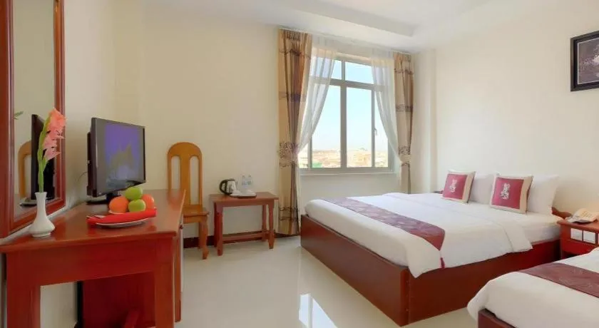 Bed in Kirirom Crystal Hotel