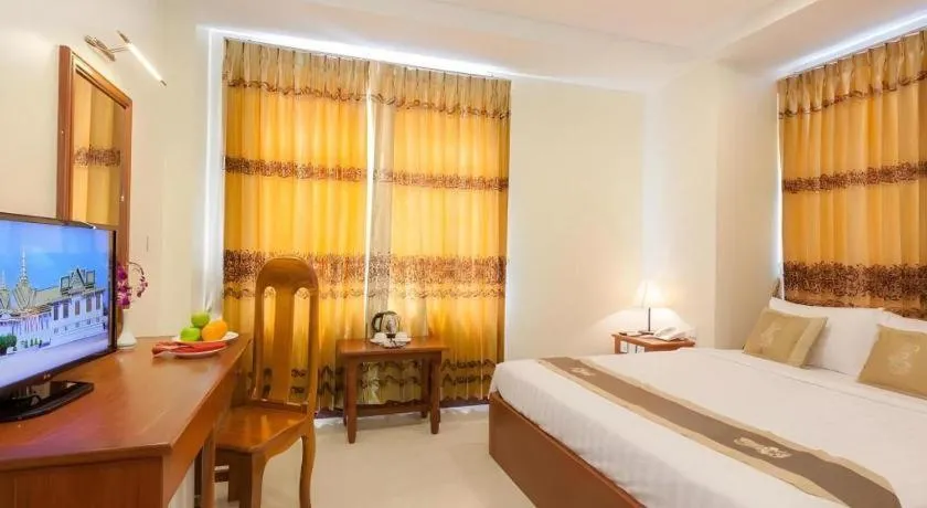 Bed in Kirirom Crystal Hotel