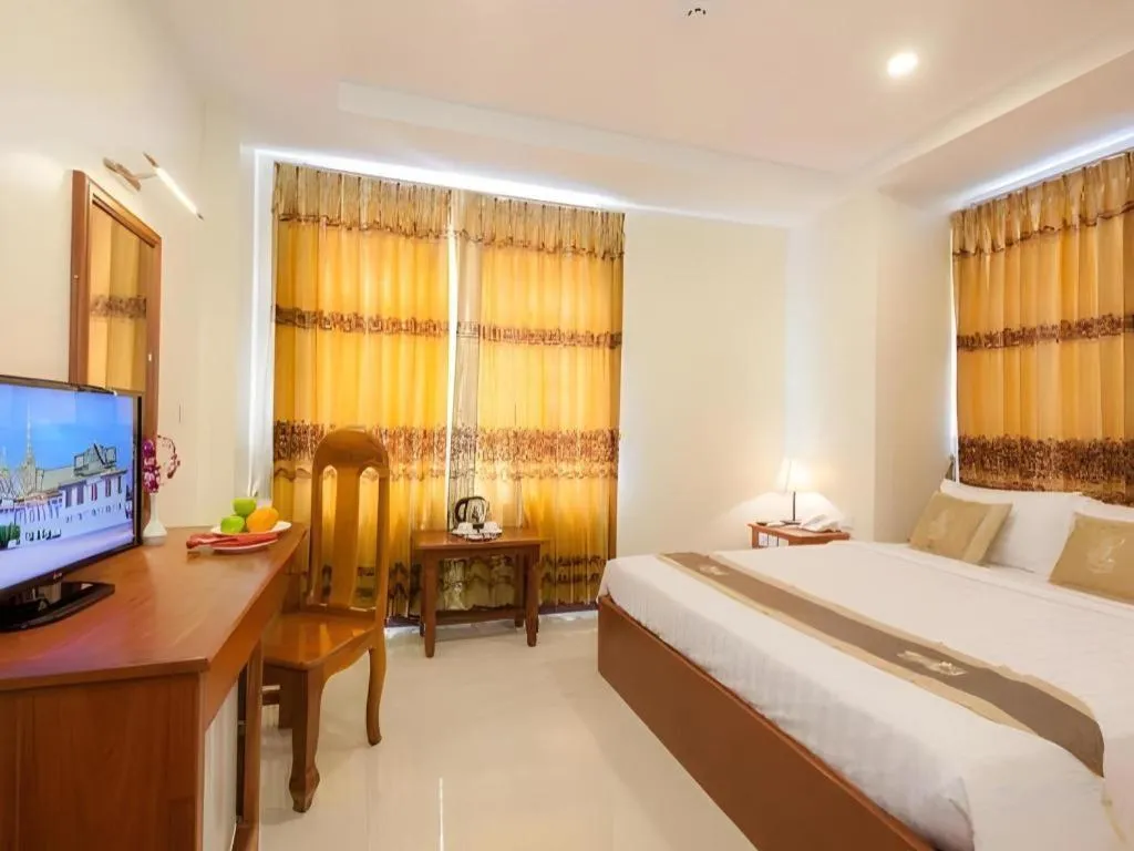 Bed in Kirirom Crystal Hotel