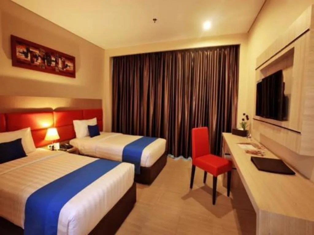 Bed in Asoka Luxury Hotel