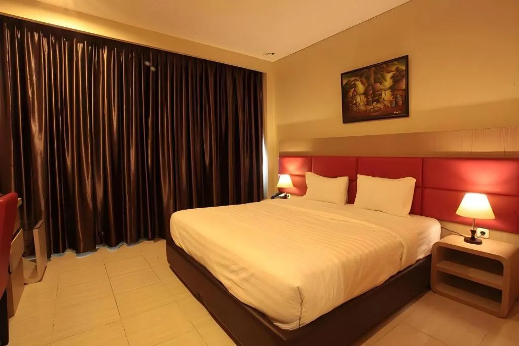 Bed in Asoka Luxury Hotel