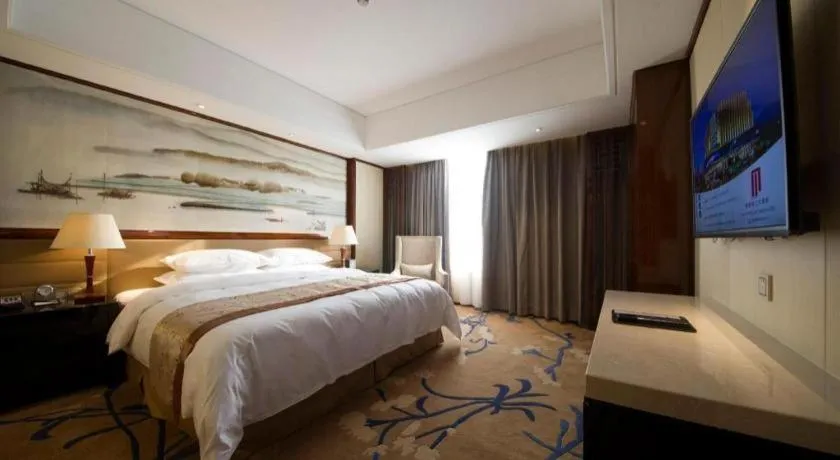 Bed in Yang Peng Jin Jiang Hotel