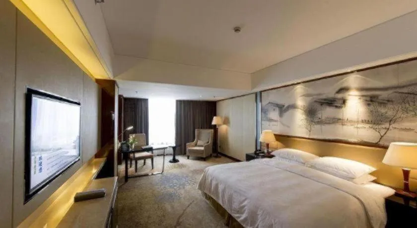 Bed in Yang Peng Jin Jiang Hotel