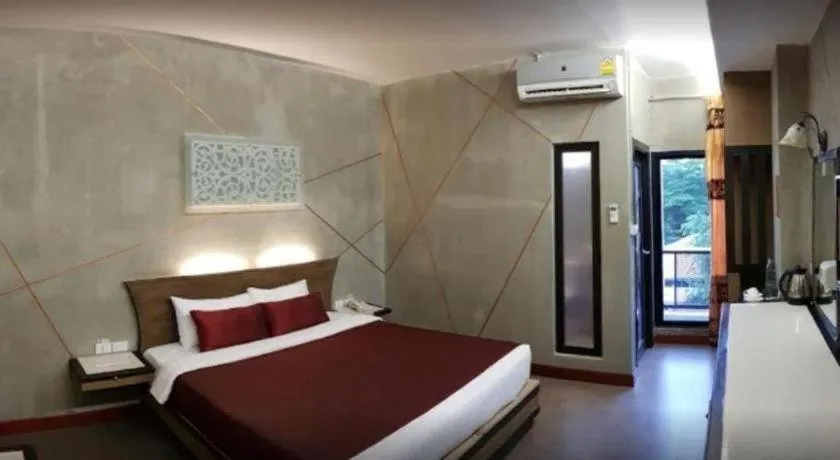 Bed in Loft Living Hotel Khonkaen
