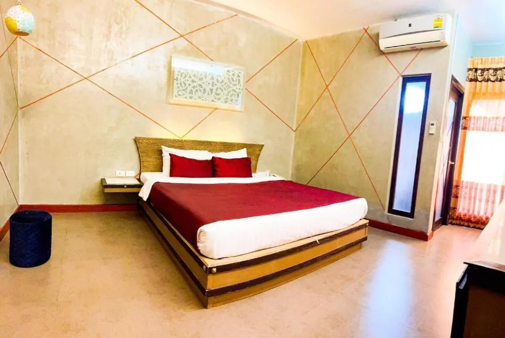 Bed in Loft Living Hotel Khonkaen