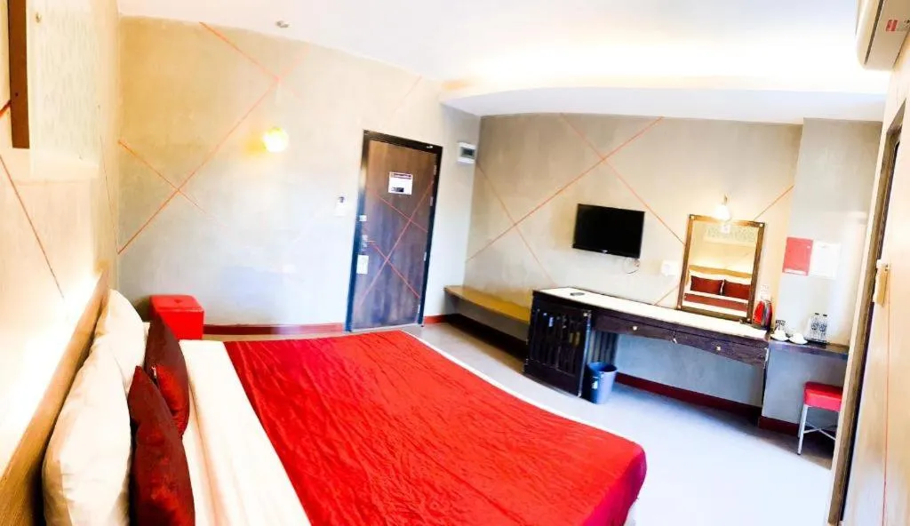 Bed in Loft Living Hotel Khonkaen