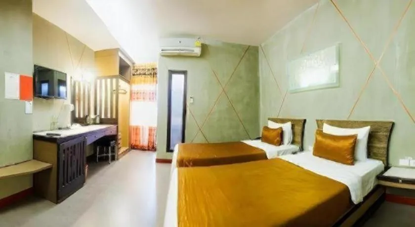 Bed in Loft Living Hotel Khonkaen