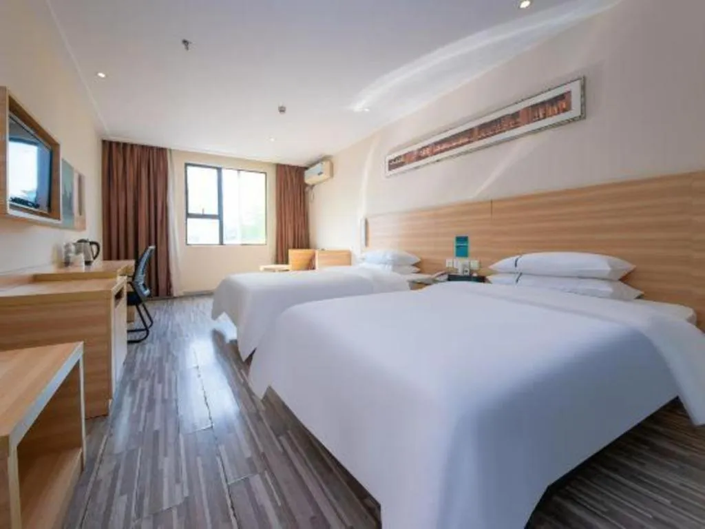 Bed in City Comfort Inn Yangjiang Baili Plaza Mojiang Road