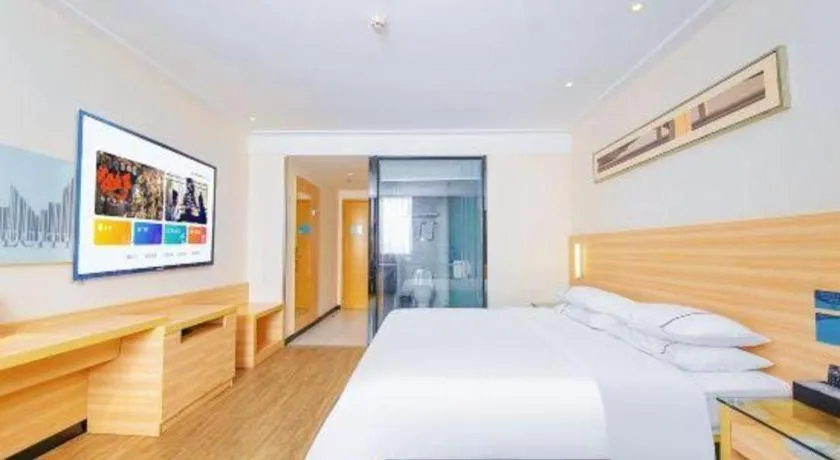 Bed in City Comfort Inn Yangjiang Baili Plaza Mojiang Road