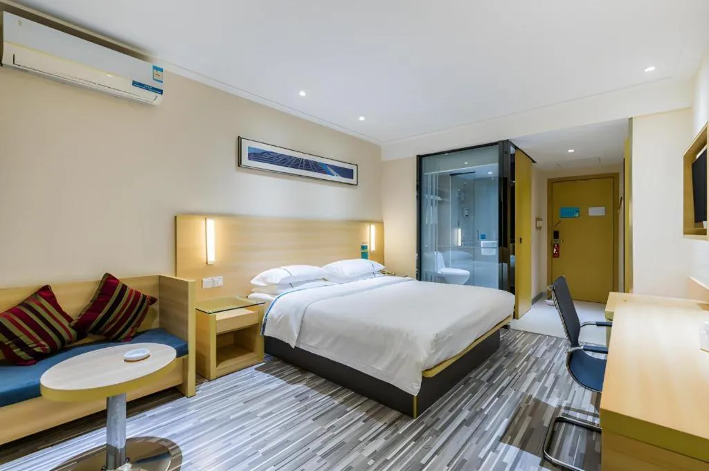Bed in City Comfort Inn Yangjiang Baili Plaza Mojiang Road