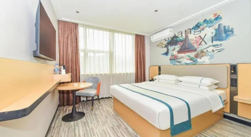 Bed in City Comfort Inn Liuzhou Ma'anshan Rongjun Road