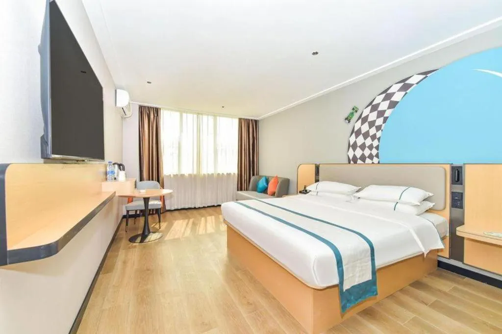 Bed in City Comfort Inn Liuzhou Ma'anshan Rongjun Road