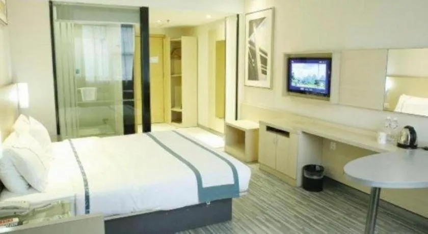 Bed in City Comfort Inn Liuzhou Ma'anshan Rongjun Road