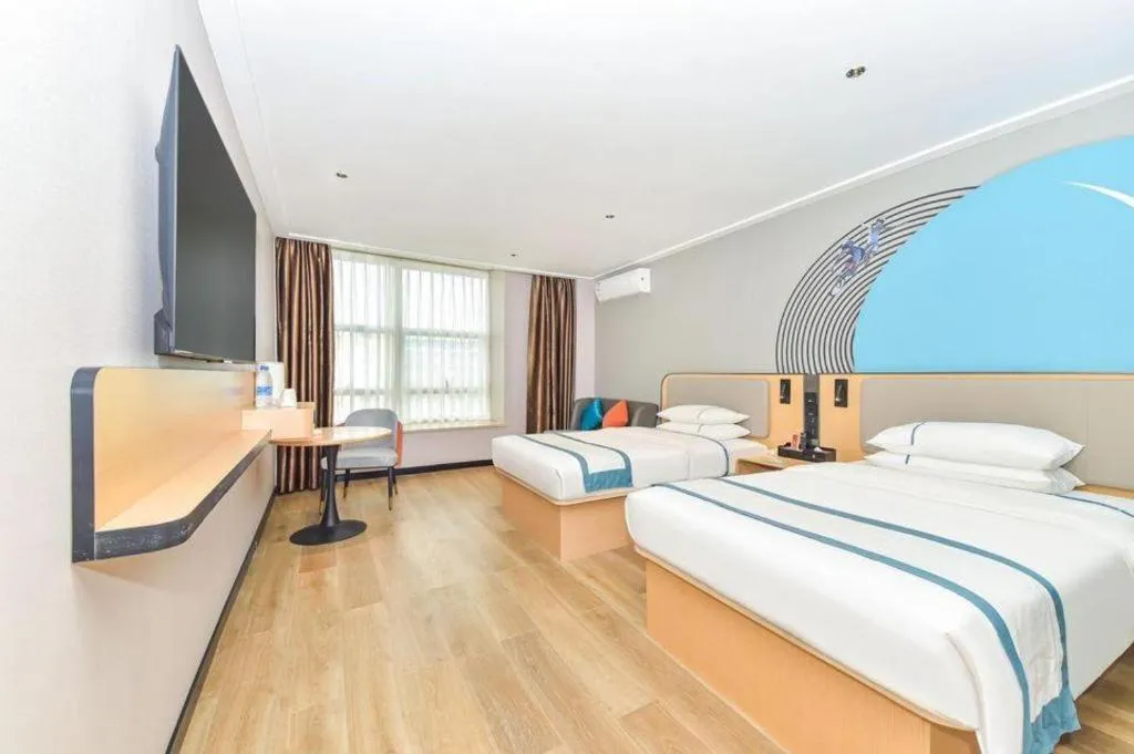 Bed in City Comfort Inn Liuzhou Ma'anshan Rongjun Road