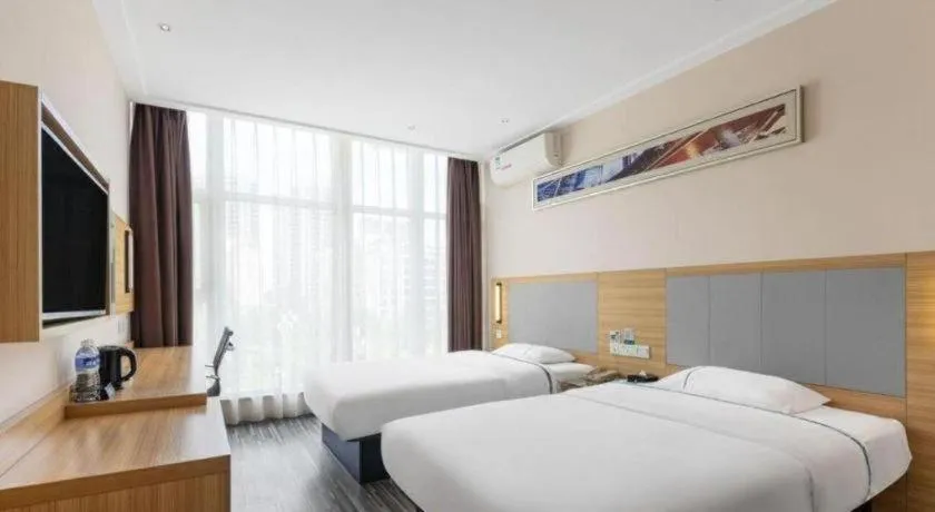Bed in City Comfort Inn Liuzhou Ma'anshan Rongjun Road