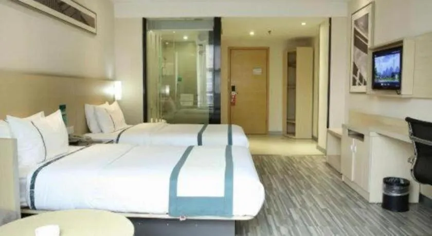 Bed in City Comfort Inn Liuzhou Ma'anshan Rongjun Road