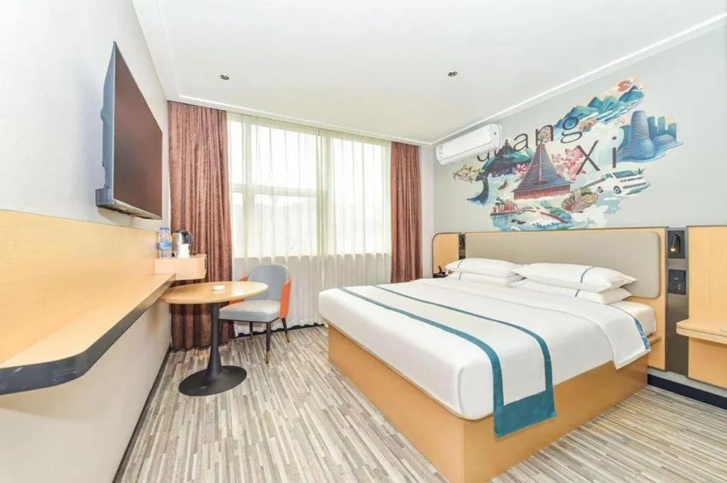 Bed in City Comfort Inn Liuzhou Ma'anshan Rongjun Road