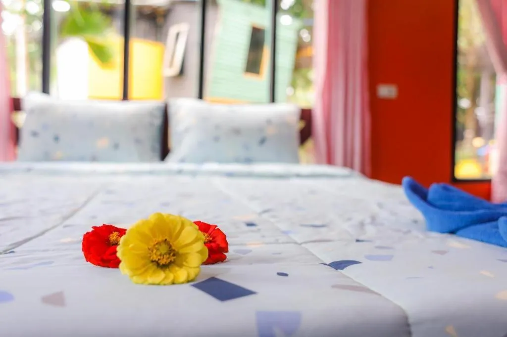 Bed in Tamsabai Resort