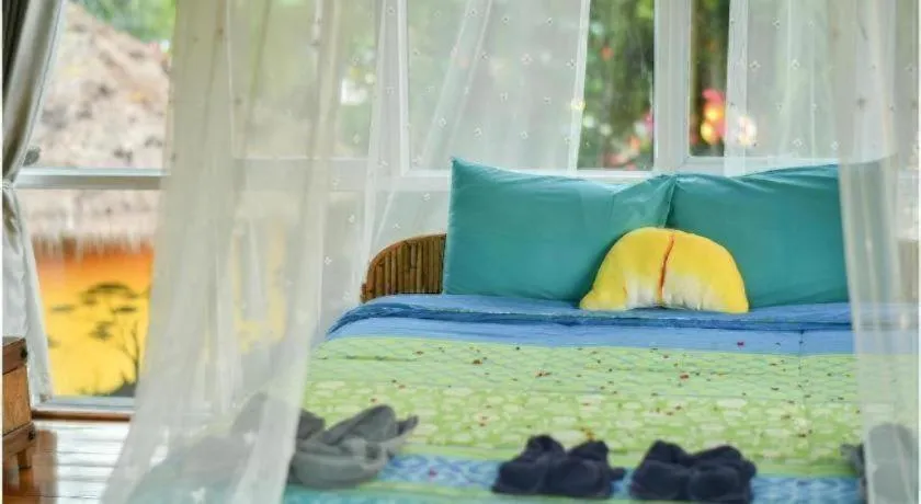 Bed in Tamsabai Resort