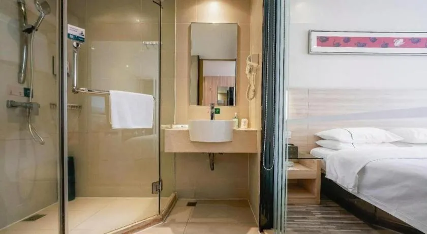 Bed in City Comfort Inn Nanchang Bayi Square Railway Station