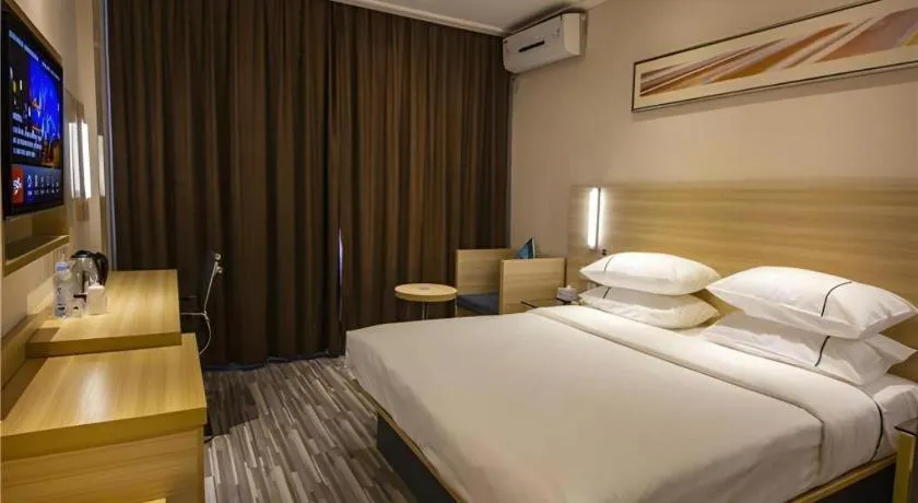 Bed in City Comfort Inn Nanchang Bayi Square Railway Station