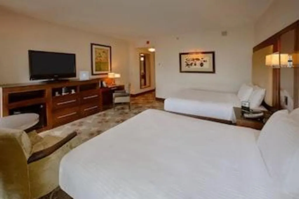 Bed in Blue Chip Casino Hotel Spa