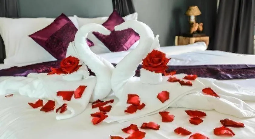 Bed in Sripoom Boutique House