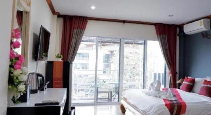 Bed in Sripoom Boutique House