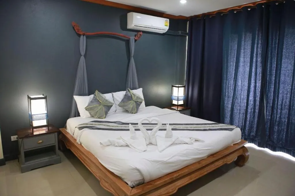 Bed in Sripoom Boutique House