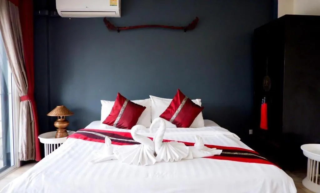 Bed in Sripoom Boutique House