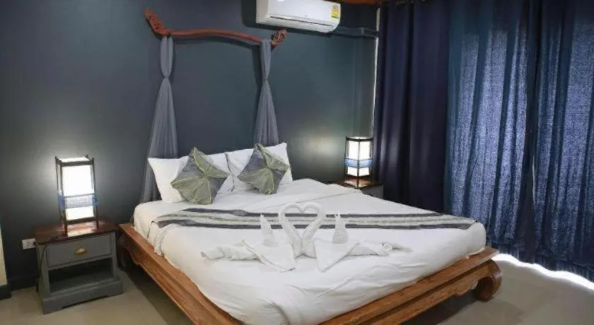 Bed in Sripoom Boutique House