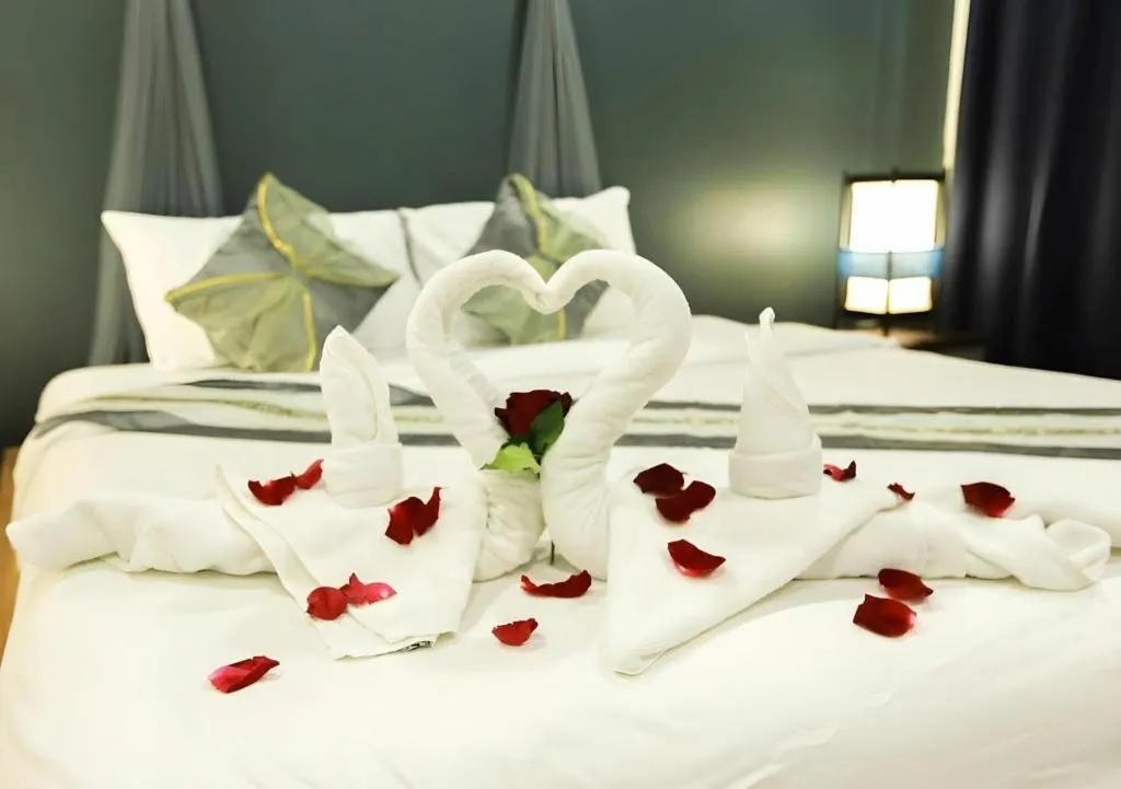 Bed in Sripoom Boutique House