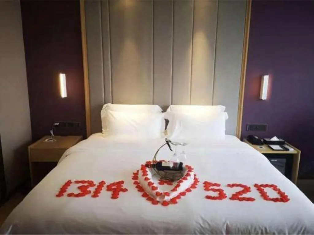 Bed in Lavande Hotel·Dongxing Port