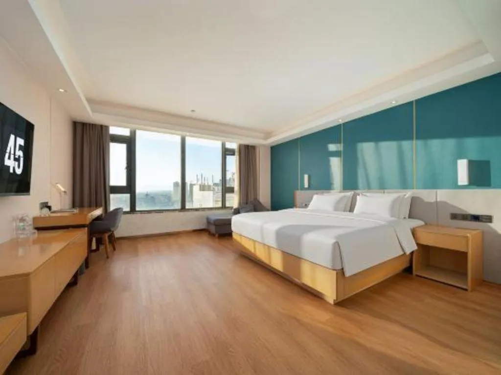 Bed in Lavande Hotel·Dongxing Port