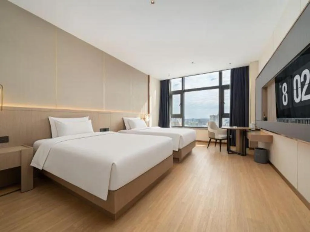 Bed in Lavande Hotel·Dongxing Port