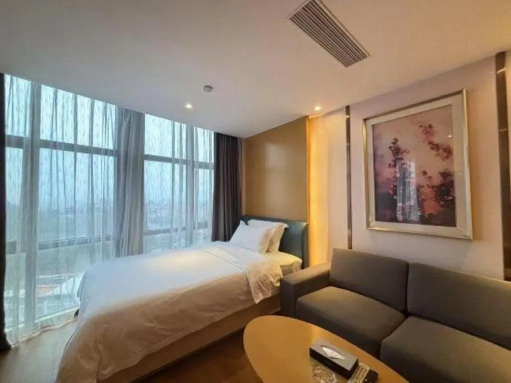 Bed in Lavande Hotel·Dongxing Port