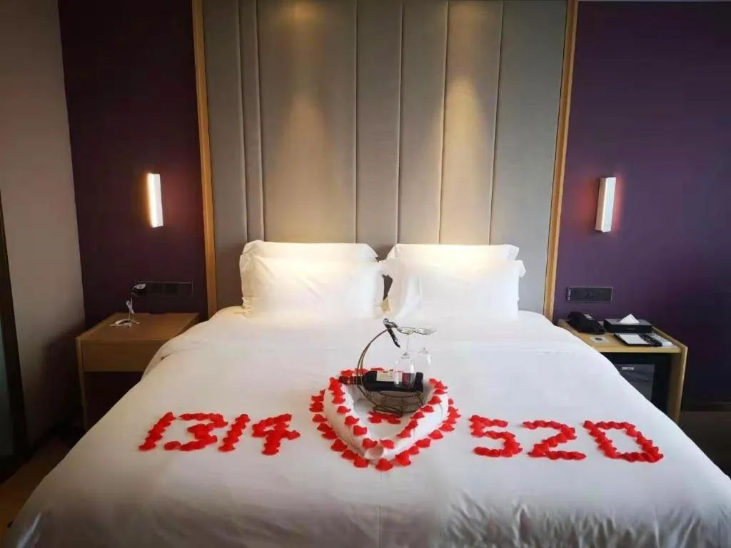 Bed in Lavande Hotel·Dongxing Port