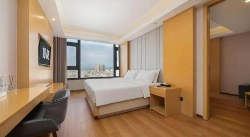 Bed in Lavande Hotel·Dongxing Port