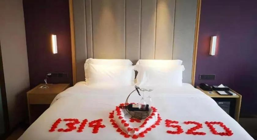 Bed in Lavande Hotel·Dongxing Port