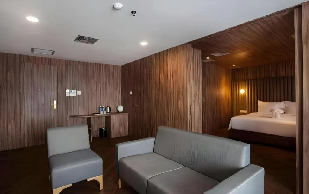 Bed in The Bono Hotel Pekanbaru