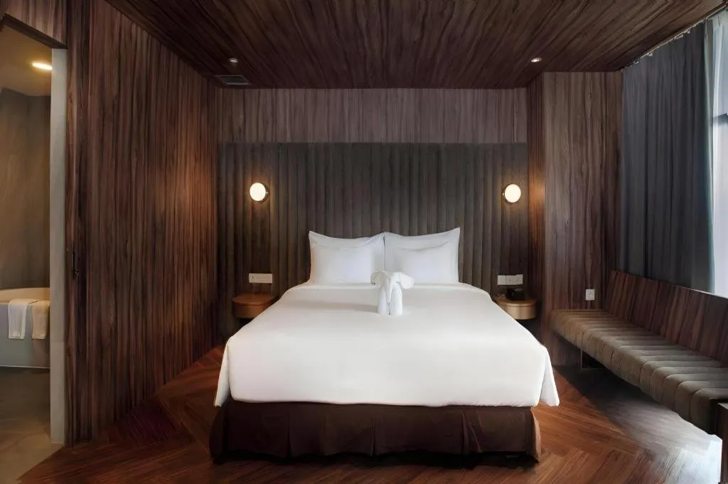 Bed in The Bono Hotel Pekanbaru